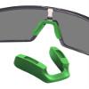 Replacement Nose Piece Nose Pads for Oakley Sutro OO9406 / Sutro S OO9462 / Sutro Lite OO9463 / Sutro Asian Fit OO9406A / Sutro Lite Asian Fit OO9463A / Sutro Vented Sunglass - Dark Green view 1