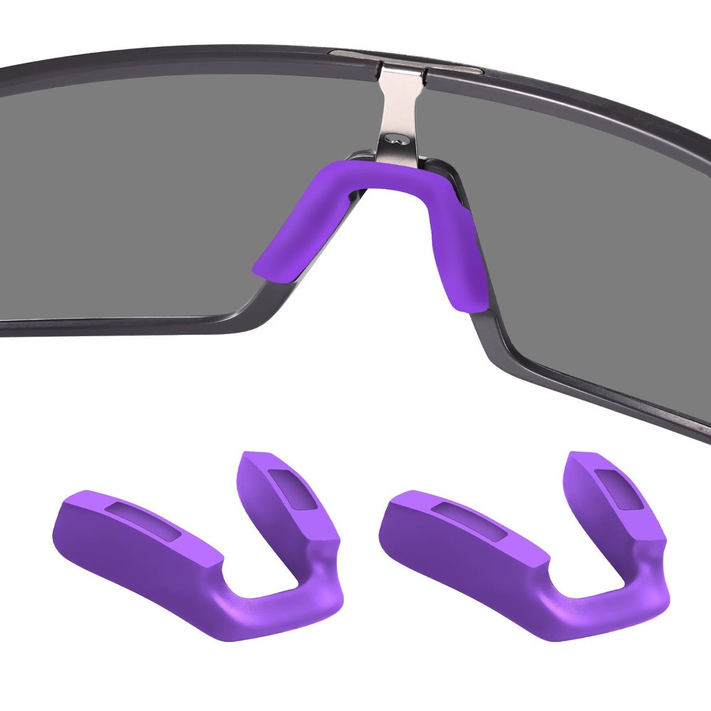 Replacement Nose Piece Nose Pads for Oakley Sutro OO9406 / Sutro S OO9462 / Sutro Lite OO9463 / Sutro Asian Fit OO9406A / Sutro Lite Asian Fit OO9463A / Sutro Vented Sunglass - Purple + Purple