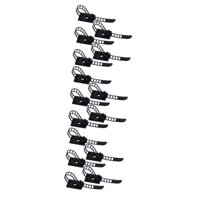 jojofuny 150pcs Cable Management Tray Home Office Accessory Self-Adhesive Wire Organizer Cord Clips Adjustable Cable Holder Easy Install