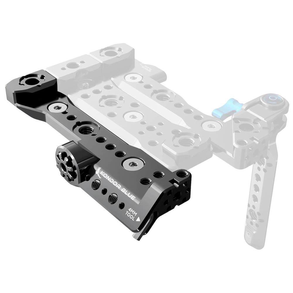 KONDOR BLUE FX6 Cage (Left Top Plate | Compatible with Sony | Space Gray