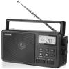 ZHIWHIS Shortwave Radio with Bluetooth, AM FM SW Portable Receiver by 4 AA Batteries, 4 inch Large Speaker/External Antenna Port/Presets/Start Timer/Sleep Timer, Support USB/Micro SD for Home ZWS-206 view 1