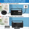 ZHIWHIS Shortwave Radio with Bluetooth, AM FM SW Portable Receiver by 4 AA Batteries, 4 inch Large Speaker/External Antenna Port/Presets/Start Timer/Sleep Timer, Support USB/Micro SD for Home ZWS-206 view 3