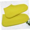SUPVOX 1pair Silicone Shoes Cover Unisex Rain Shoe Protector for Adults Boys and Girls Yellow for Rainy Days and Outdoor Activities view 4