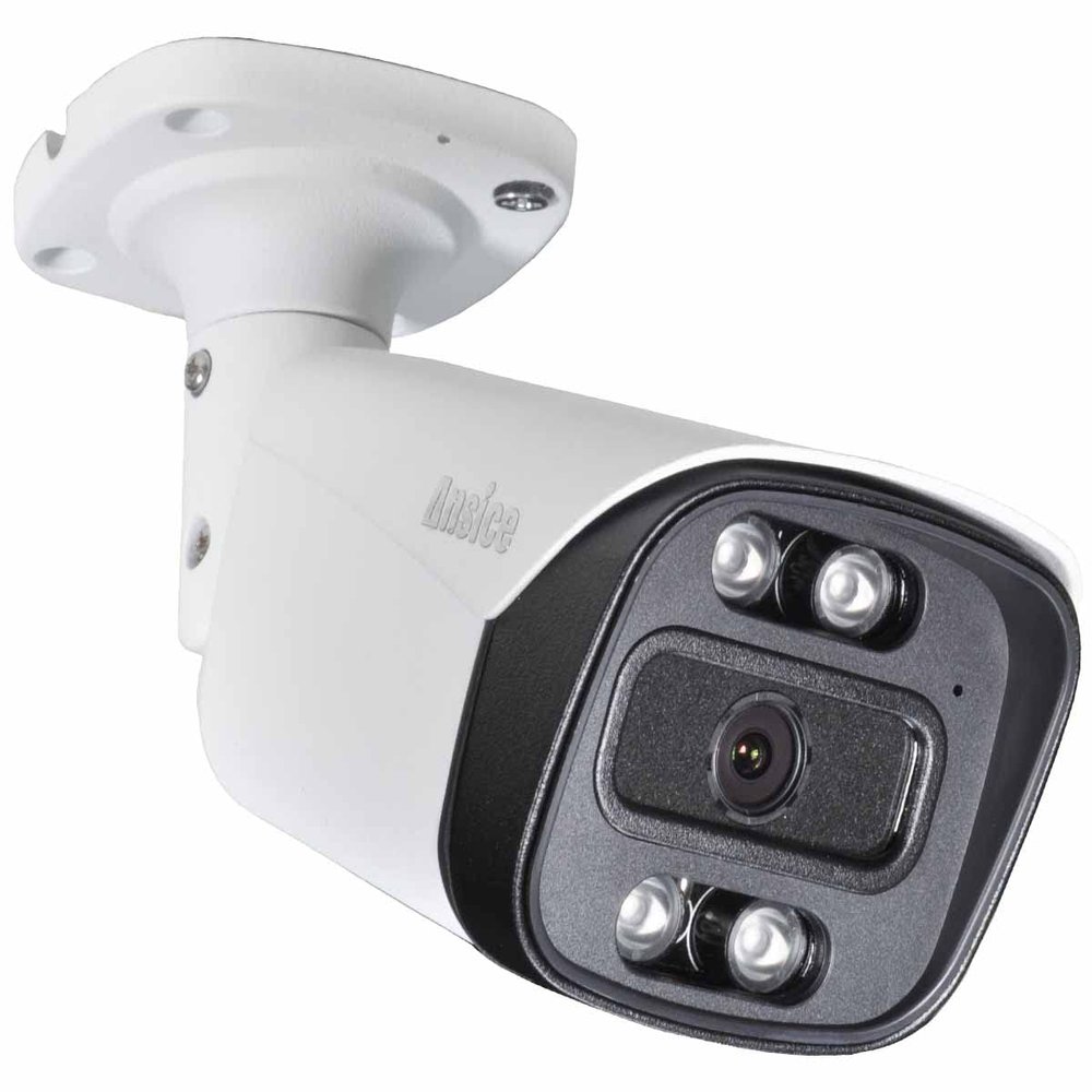 Ansice POE Network Camera Outdoor-Indoor 4MP IP Camera 4.0MP Surveillance Camera IP Security System 2.8mm Wide Angle View IR Night Vision Motion Detection