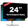 24 Inch Computer Privacy Screen Shield 2 Pack for 16:10 Widescreen Desktop view 1