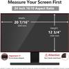 24 Inch Computer Privacy Screen Shield 2 Pack for 16:10 Widescreen Desktop view 2