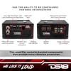 DS18 ION700.2D 2-Channel Amplifier Full Range 2 x 350W RMS @ 2-Ohm Class D, Compact Design, Digital 2 Channel Car Amplifier, Miniature Size, Remote Subwoofer Level Control Included view 3