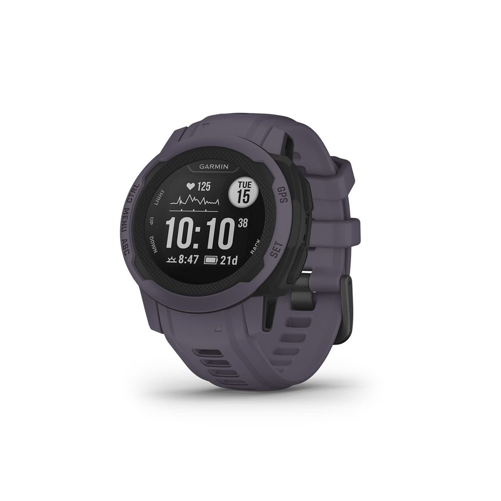 Garmin Instinct 2S (Renewed), Smaller-Sized GPS Outdoor Watch, Multi-GNSS Support, Tracback Routing, Deep Orchid, 40 MM