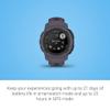 Garmin Instinct 2S (Renewed), Smaller-Sized GPS Outdoor Watch, Multi-GNSS Support, Tracback Routing, Deep Orchid, 40 MM view 3