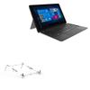 BoxWave Stand and Mount Compatible with Venturer 2-in-1 Tablet PC (10 in) - Pocket Aluminum Stand 3-in-1, Portable Multi Angle Viewing Riser - Metallic Silver view 1