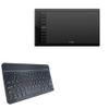 BoxWave Keyboard Compatible with UGEE M708 - SlimKeys Bluetooth Keyboard, Portable Thin with Chiclet-Style Keys - Jet Black view 1