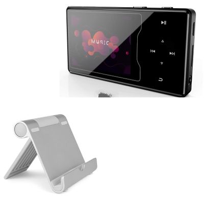 BoxWave Stand and Mount Compatible with Berennis BN-mp3-D08 (2.4 in) - VersaView Aluminum Stand, Portable, Multi Angle Viewing Sturdy