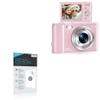 BoxWave Screen Protector Compatible with Lecran Digital Camera (3 in) - ClearTouch Crystal (2-Pack), HD Film Skin - Shields from Scratches view 1