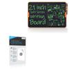 BoxWave Screen Protector Compatible with Tugau Dual Screen Writing Tablet (21 in) - ClearTouch Crystal (2-Pack), HD Film Skin - Shields from Scratches view 1