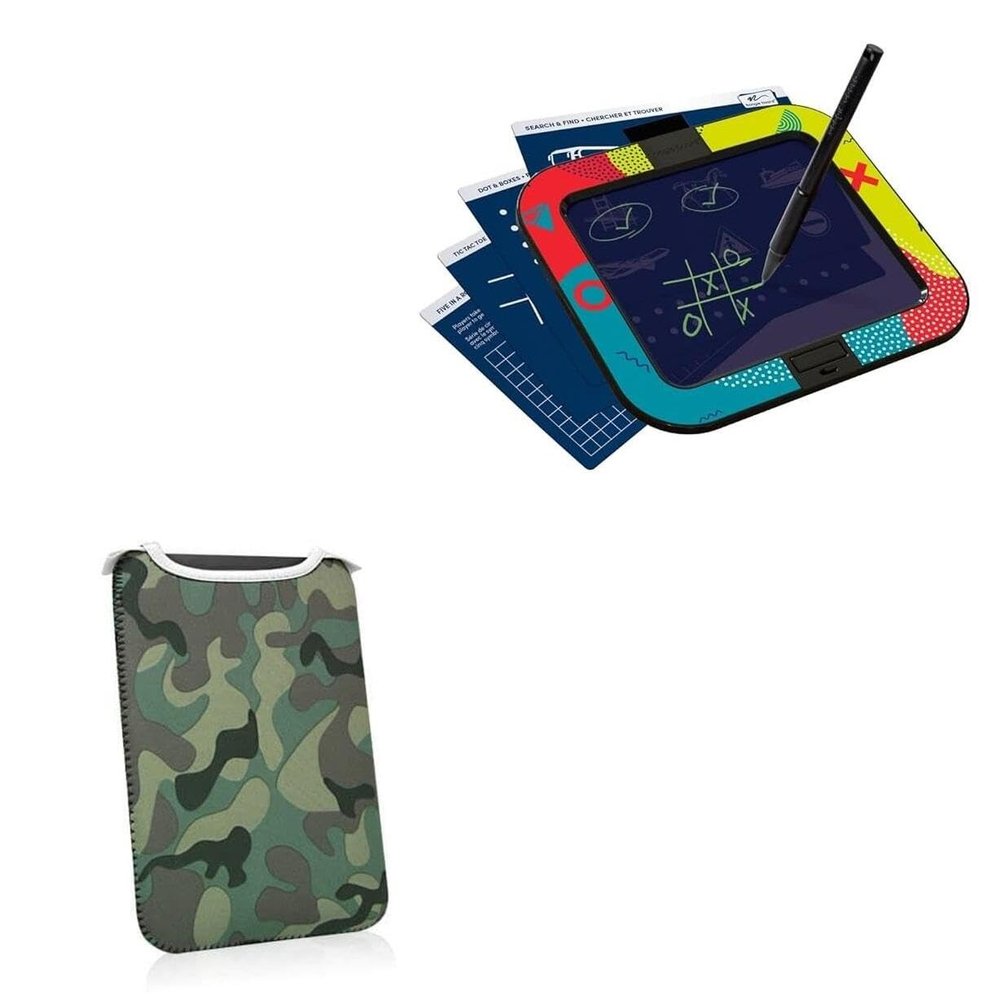 BoxWave Case Compatible with Boogie Board DMD010001 (8 in) - Camouflage SlipSuit, Slim Design Camo Neoprene Slip On Pouch