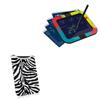 BoxWave Case Compatible with Boogie Board DMD010001 (8 in) - Zebra Plush SlipSuit, Animal Print Padded Soft Sleeve view 1
