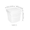 Holibanna Plastic Bucket with Lid and Handle 3L Square Water Container Portable Food Storage Pail for Camping Picnic and Outdoor Use view 4