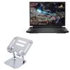 BoxWave Stand and Mount Compatible with Dell Alienware x16 - Executive VersaView Laptop Stand, Ergonomic Adjustable Viewing Angle Metallic Riser - Metallic Silver view 1