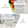 Holibanna Water Food Bucket with Lid and Handle 3L Plastic Container Portable for Camping Outdoor Storage view 2