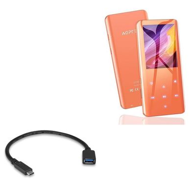 BoxWave Cable Compatible with AGPtek SMPA19XO-AU (2.4 in) - USB Expansion Adapter, Add USB Connected Hardware to Your Phone