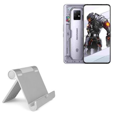 BoxWave Stand and Mount Compatible with RedMagic 7S Pro - VersaView Aluminum Stand, Portable, Multi Angle Viewing Sturdy