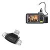 BoxWave Smart Gadget Compatible with Depstech Triple Lens Borescope (4.5 in) - AllReader SD Card Reader, microSD Card Reader SD Compact USB - Jet Black view 1