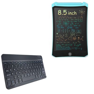BoxWave Keyboard Compatible with Cimtech LYX1201 (8.5 in) - SlimKeys Bluetooth Keyboard, Portable Thin with Chiclet-Style Keys - Jet Black