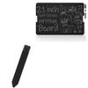 BoxWave Stylus Pouch Compatible with Tugau Dual Screen Writing Tablet (21 in) - Stylus PortaPouch, Pen Stylii Holder Carrier Portable Self-Adhesive - Jet Black view 1