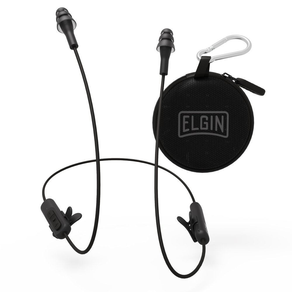Elgin Ruckus Wireless Bluetooth Earplug Headphones, Ear Plug Earbuds