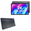BoxWave Keyboard Compatible with Headwolf HPad2 - SlimKeys Bluetooth Keyboard, Portable Thin with Chiclet-Style Keys - Jet Black view 1