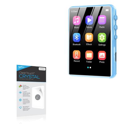 BoxWave Screen Protector Compatible with AFU MP3 Player with Bluetooth (2.4 in) - ClearTouch Crystal (2-Pack), HD Film Skin - Shields from Scratches