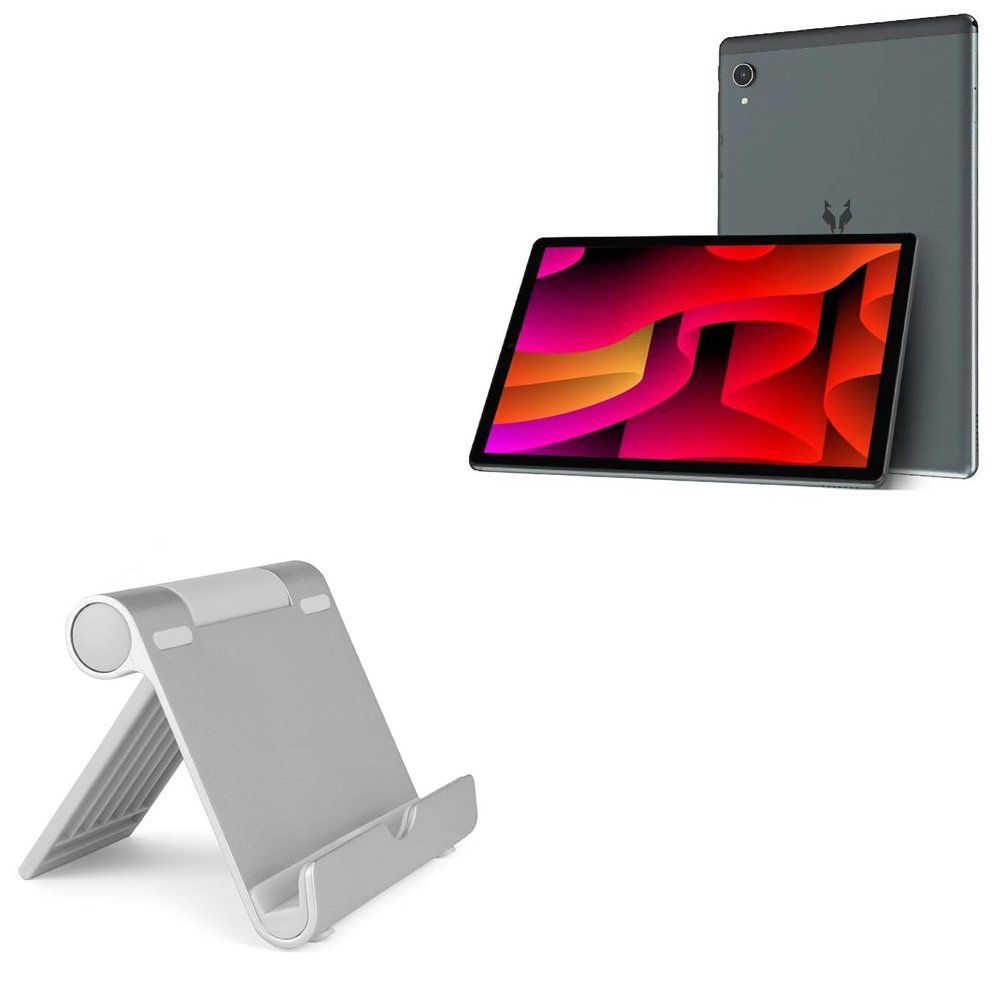 BoxWave Stand and Mount Compatible with Headwolf WPad 1 - VersaView Aluminum Stand, Portable, Multi Angle Viewing Sturdy