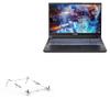 BoxWave Stand and Mount Compatible with Hasee Ares Z7-CT7Pro - Pocket Aluminum Stand 3-in-1, Portable Multi Angle Viewing Riser - Metallic Silver view 1