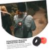 UPKOCH 4pcs Silicone Cover Drop Easy to Clean Portable Holder Outdoor Protective Case for view 4