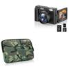 BoxWave Case Compatible with IWEUKJLO DC101 (3 in) - Camouflage Suit with Pocket, Neoprene Camo Suit Zipper Pocket for Storage view 1