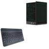 BoxWave Keyboard Compatible with Ksequ 115B (10.5 in) - SlimKeys Bluetooth Keyboard, Portable Thin with Chiclet-Style Keys - Jet Black view 1