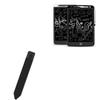 BoxWave Stylus Pouch Compatible with Rcovasc Writing Tablet for Kids (10 in) - Stylus PortaPouch, Pen Stylii Holder Carrier Portable Self-Adhesive - Jet Black view 1