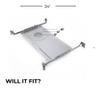 Bulbrite 862660 Pack of (4) 24" Metal Mounting Bracket for 3/4/6" Recessed Downlights - Silver view 3