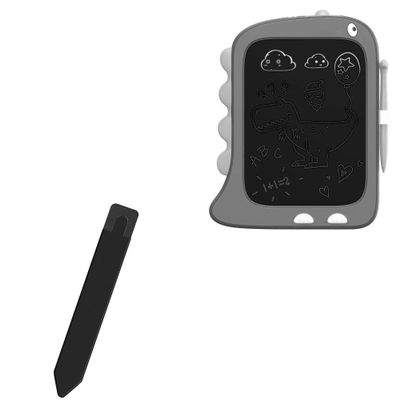 BoxWave Stylus Pouch Compatible with Orsen Writing Tablet Toddler (8.5 in) - Stylus PortaPouch, Pen Stylii Holder Carrier Portable Self-Adhesive - Jet Black