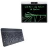 BoxWave Keyboard Compatible with WEIDUOYI XS-Q16 (16 in) - SlimKeys Bluetooth Keyboard, Portable Thin with Chiclet-Style Keys - Jet Black