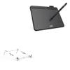 BoxWave Stand and Mount Compatible with UGEE S640 - Pocket Aluminum Stand 3-in-1, Portable Multi Angle Viewing Riser - Metallic Silver view 1
