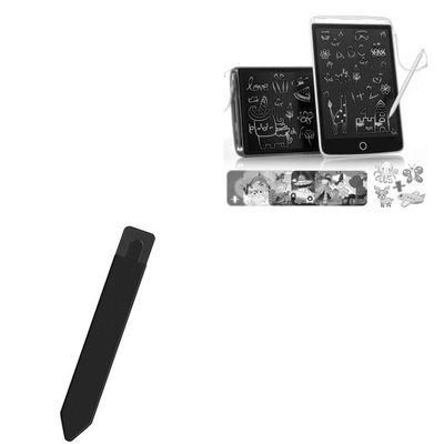 BoxWave Stylus Pouch Compatible with KIDWILL EP0510C (10 inch) - Stylus PortaPouch, Pen Stylii Holder Carrier Portable Self-Adhesive - Jet Black