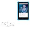 BoxWave Stand and Mount Compatible with Venturer Small Wonder Tablet (7 in) - Pocket Aluminum Stand 3-in-1, Portable Multi Angle Viewing Riser - Metallic Silver view 1