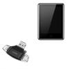 BoxWave Smart Gadget Compatible with Deelife M7 - AllReader SD Card Reader, microSD Card Reader SD Compact USB - Jet Black view 1
