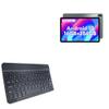 BoxWave Keyboard Compatible with Headwolf HPad2 Pro - SlimKeys Bluetooth Keyboard, Portable Thin with Chiclet-Style Keys - Jet Black view 1