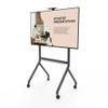 Kanto MTP100 Heavy Duty Height Adjustable Rolling TV Stand / AV Cart for 55" - 100" Screens up to 200 lbs (90.9kg)| Tray & Camera Shelf | VESA sizes from 200x200 to 900x600 view 1