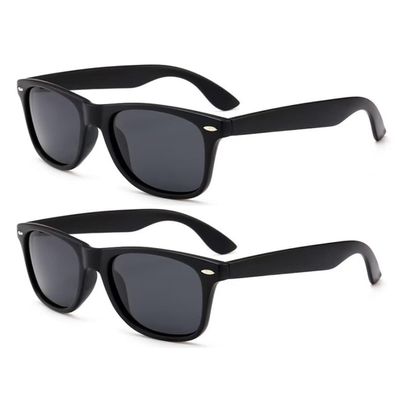 HNYSDZSW 2 PACK Luniks Correction Glasses, Vision Correction Astigmatism Glasses for vision improvement Unisex-(Black-MA-RU18)
