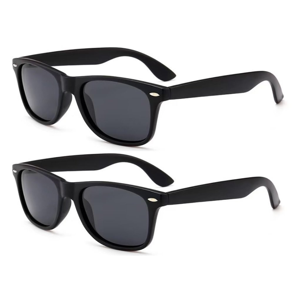 HNYSDZSW 2 PACK Luniks Correction Glasses, Vision Correction Astigmatism Glasses for vision improvement Unisex-(Black-MA-RU18)