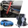 Stick on Phone Mount Holder Compatible with Toyota Prius Dashboard (2023-2026) Center Console | Compatible with iPhone magsafe car Mount, Magnetic and Wireless view 1