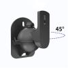 GLigeT Monitor Speaker Stands Speaker Stand 4pcs Speaker Wall Mount Bracket Surround Sound Wall Holder Stand Speaker Wall Mount Surround Sound Bracket (Black) Studio Monitor Stand view 3